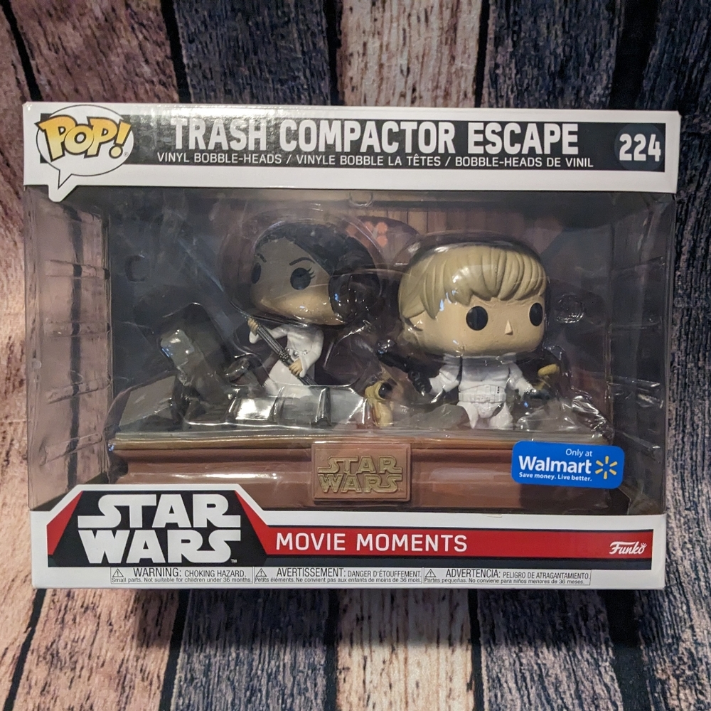 Funko Pop Star Wars Movie Moments Trash Compactor Escape #224